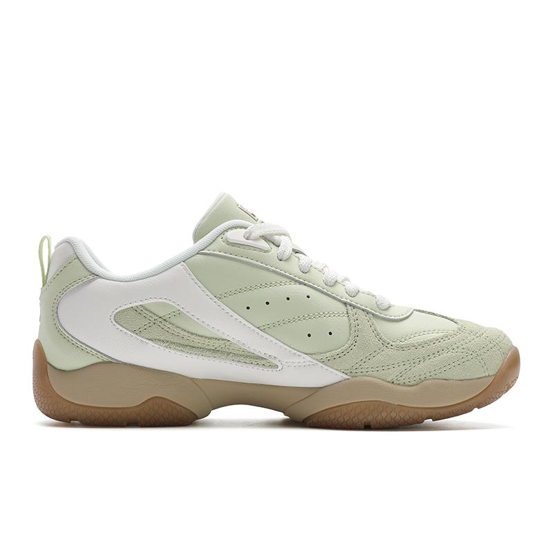 FILA FOUNTAIN Shoes Lightweight Rebound Low top Casual Shoes Women's White Jade Green F12W531105FWW