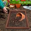 Wooden Rock Sifter Multifunctional Manual Garden Sifter Reusable Garden Supplies Large Capacity Manual Sand Leaf Rock Strainer