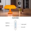 Mushroom table lamp minimalist modern bedroom bedside lamp Danish designer orange decorative table lamp