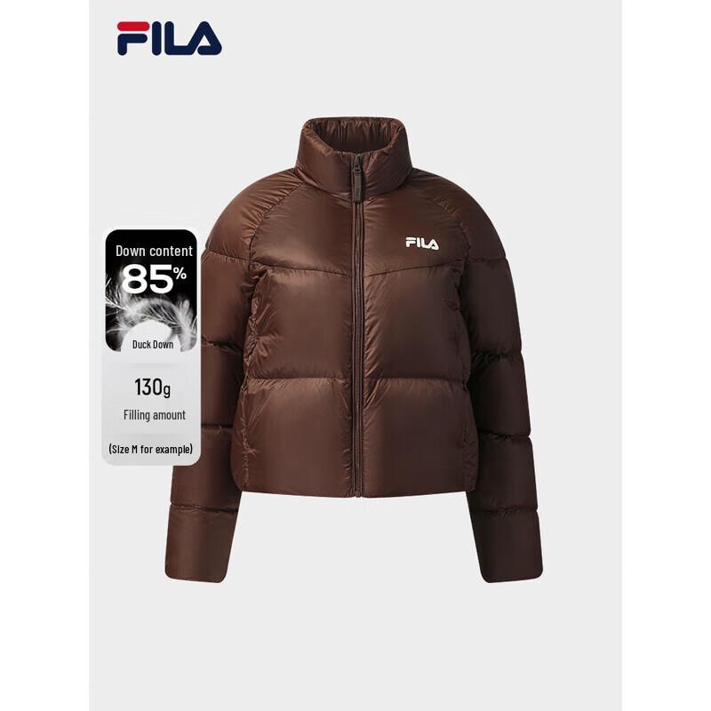 FILA Women's Loose Fit Stand-Collar Down Jacket