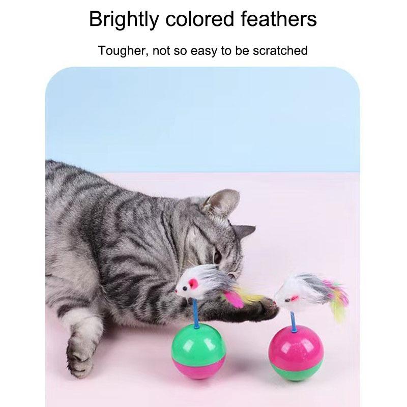 Tumbler Maus Katzenspielzeug Haustierspielzeug Roly Poly Spielzeug