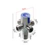304 Stainless Steel Angle Valve for Bathroom One in Four out G1/2' Toilet Faucet Hand Bidet Sprayer