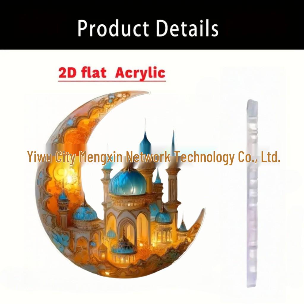 Bohemian Moon Theme Desktop Decoration Ornament Standee - Available in All Sizes 15cm x 0.3cm