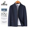 Futing Herren Winddichte Stehkragenjacke