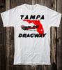 Retro Hot Rod T-Shirt Vintage Kunst Tampa Dragway Florida Drag Race Racing