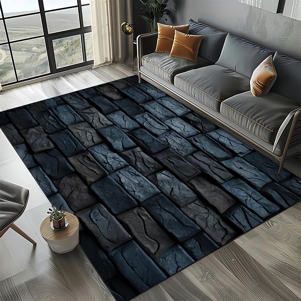 

27 Стиль Новый 3D Кирпич Камень Здание Оригинальность Ковер Ковер для Гостиной Спальни Домашний Декор, Детский Нескользящий для Дивана Придверный коврик 40x60cm16x24in