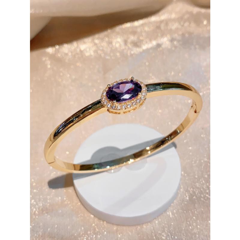 High Quality Jewelry Bracelets with Colorful Zircon Inlay