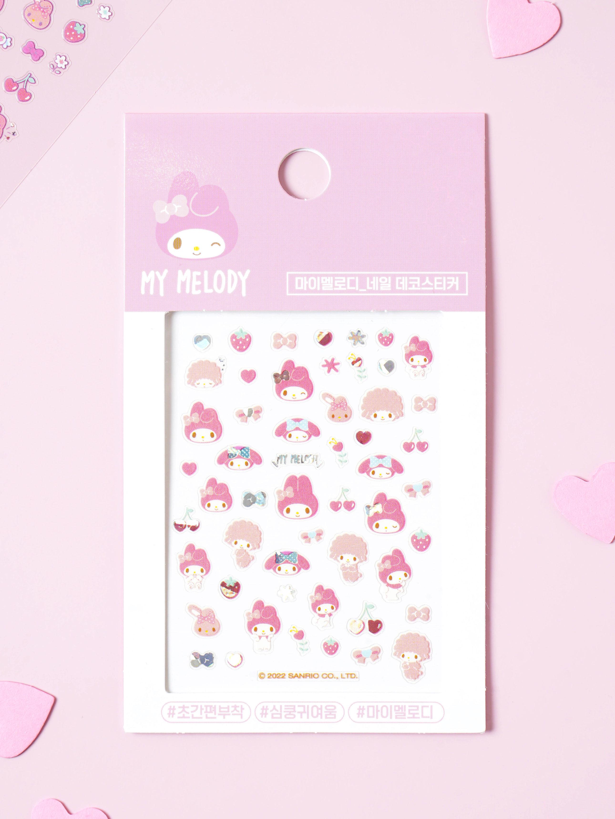 My Melody Nail Art Decoration Stickers 1ea