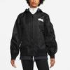 Nike X Sacai Double-Layer Color-Block Sport Hooded Jacket Women Jackets Black CZ4678-010