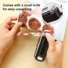Mini Bag Sealer, Upgrade 2 in 1 Heat Seal & Cutter with Lanyard, Portable Handheld for Plastic Bags Snacks Food Storage & Snacks Freshness
