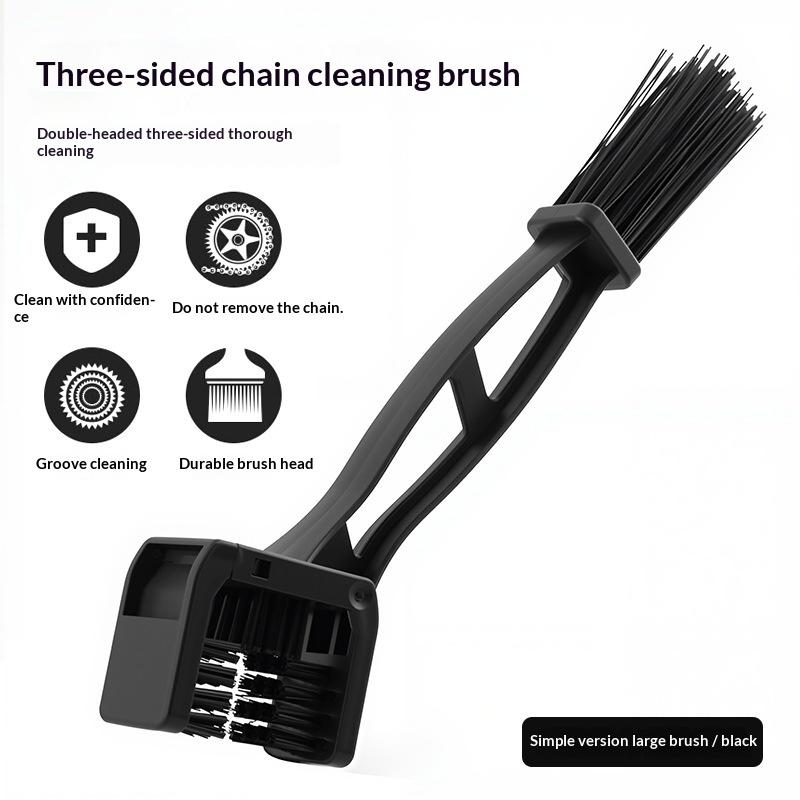 Ins Hot Products Motorcycle Chain Brush Cleaner Plastic Bicycle E-Bikeoutdoor Scrubber Road Care Tools Motorcycle Parts