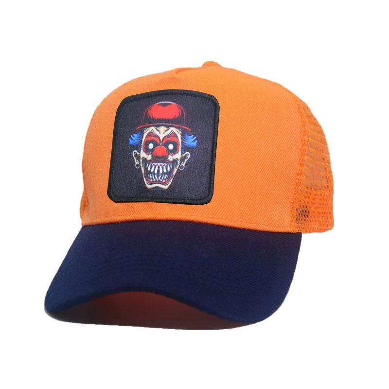 

Fashionable Clown Embroidered Baseball Cap For Men And Women, Backless Hip-Hop Hat, Summer Breathable Mesh Sun Gorras Unisex Str
