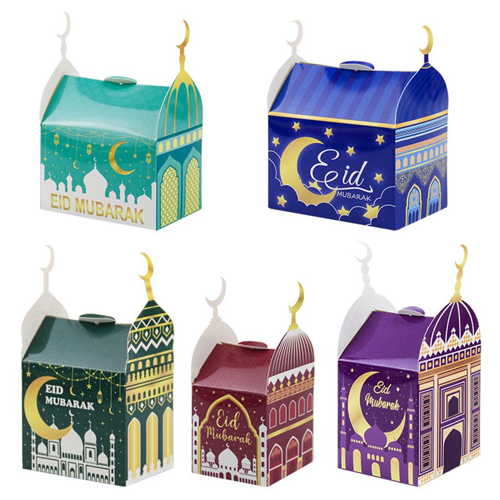 Pack of 30 Intricate Candy Cardboard Box Chocolate Holders for Eid Weddings Birthdays Muslims Festival Decoration