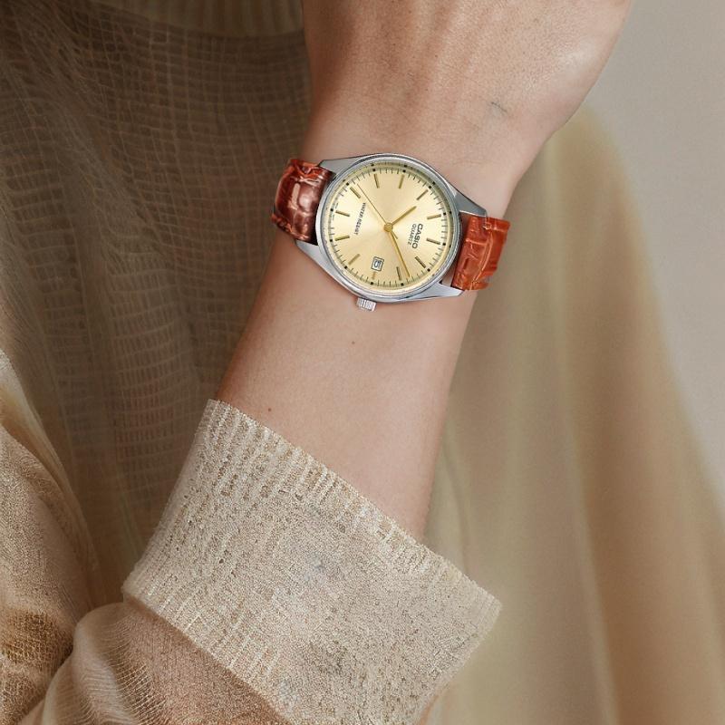 Casio STANDARD-Serie Retro literarische Mode einfach klassisch Zeigerserie Datumsanzeige großes Zifferblatt wasserdicht Business Quarzwerk MTP-1175E-9AJH
