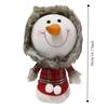 Funny Christmas Snowman Doll Cartoon Cute Snowman Figure  Home Decoration