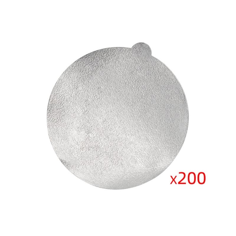 

200 Pack Aluminum Foil Pods Covers Coffee Capsules Foil Lids Coffee Sealers Coffee Capsules Stickers Aluminum Foil Cover Set 1