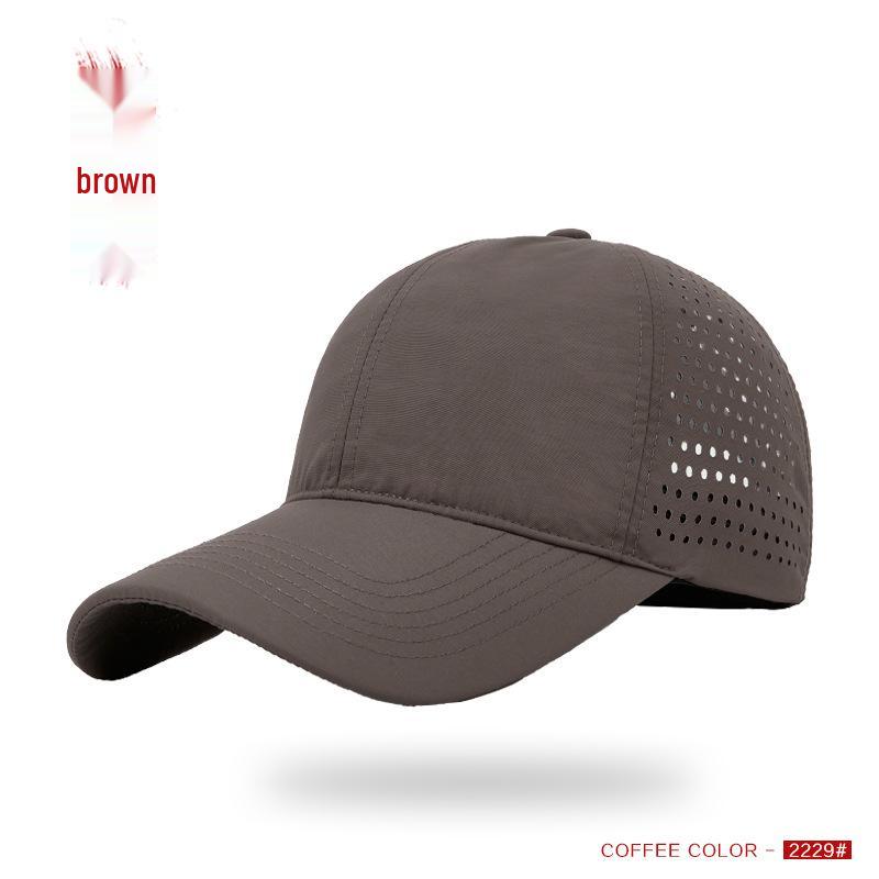 Men's and Women's Quick-Dry Mesh Baseball Cap - Large Fit, Outdoor Sun Protection, Duckbill Design