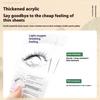 1pcs Professional Try-On Effect Lashes Style Display Board False Lash Trial Card Kit Lash Extensions Supplies Fake Lash Card
