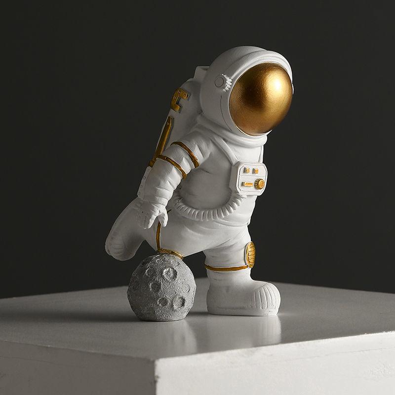 Astronaut Decoration Søt modell Liten Astronaut Bil Hjem Stue Desktop Decoration MIT