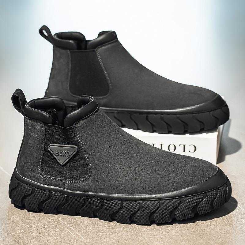 Winter New Retro Casual Velvet Martin Boots with Cotton Warm Snow Boots