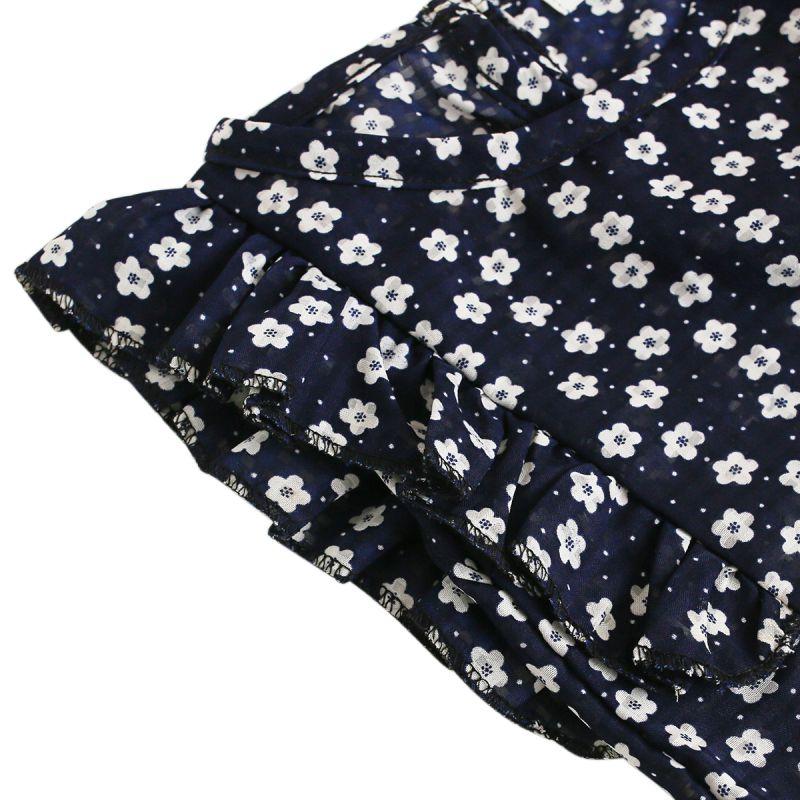 Children Baby Girls Floral Chiffon Polka Dot Sleeveless T-shirt Tops + Shorts Outfits