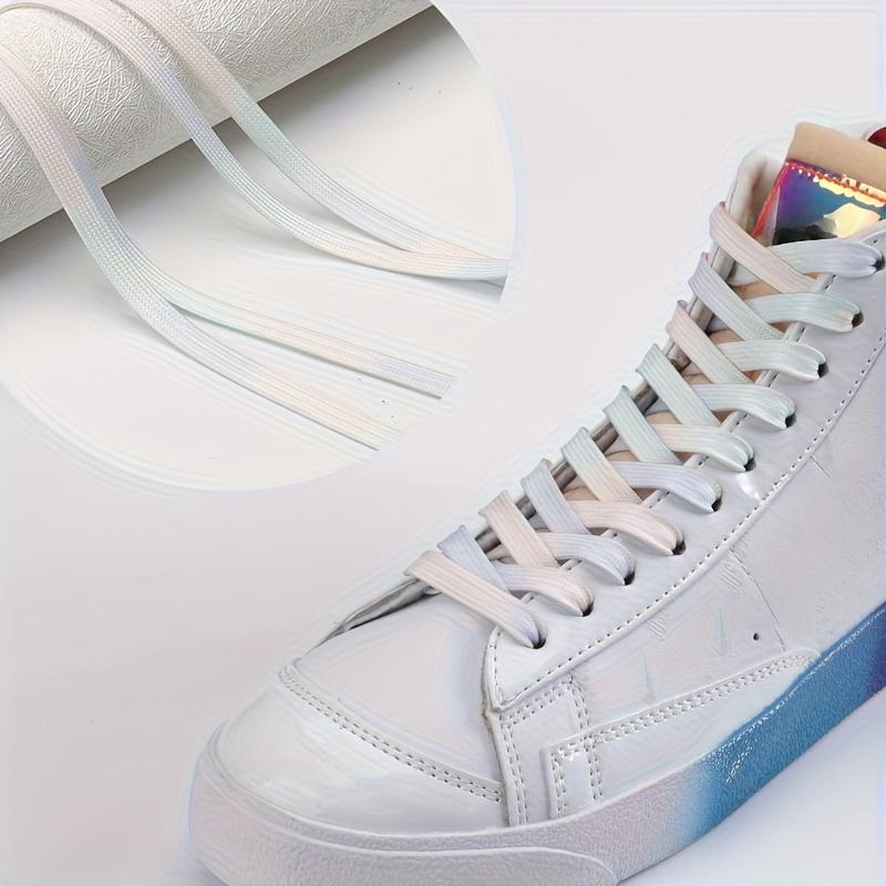 

1 Pair Flat Shoelaces Rainbow Color Shoe Laces Casual Canvas Shoes Colorful Shoelace Print Gradient Suitable for All Unisex New 100cm