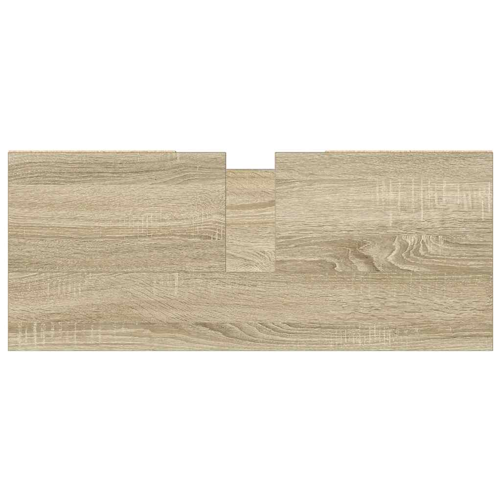 Bathroom Cabinet Sonoma Oak 80x33x60 cm Particleboard