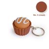 Printed Simulation Dessert Cute Buttons, Decompression Pendant, Pressing Keychain, Creative Keyboard, Click Sound, Decompression.
