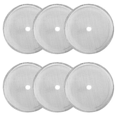 SHULLIN 6-Piece Replacement Filter Screen for 1000ml French Press, 80-Mesh Stainless Steel Mesh Replacement, Convenient French Press Filter Mesh for