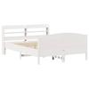 VidaXL Bed Frames Without Mattress White 135x190 Cm Solid Pine Wood 3306976