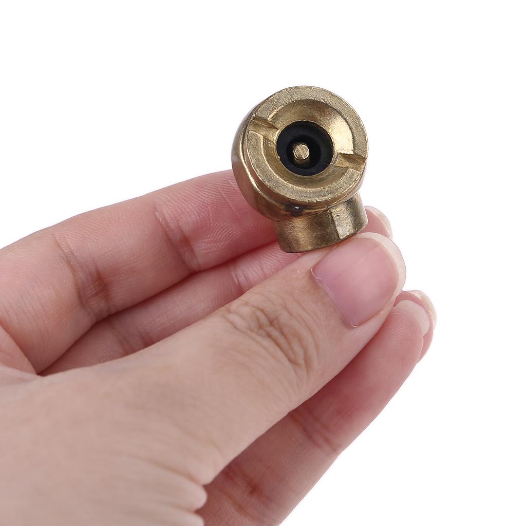 Auto 1/4" Hose Barb Air Chuck Brass Tire Inflator Lock Air Compressor Connector