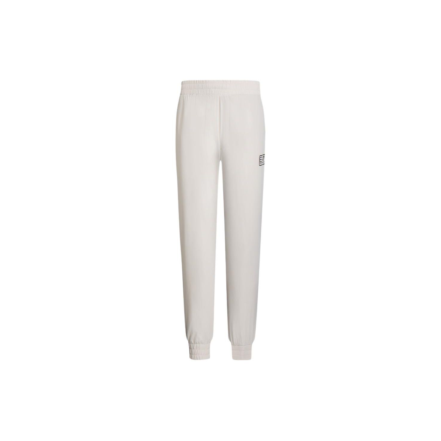 Emporio Armani EA7 SS24 Letter Logo Pattern Cuffed Casual Pants Men bottoms Beige 3DPP85-PNFNZ-1946 XL
