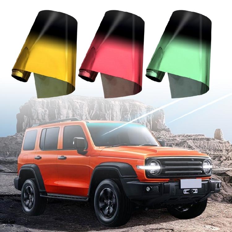 Automotive Sunshade Window Film with Two   Color Designs Gradient Car Window Film Decorative for Privacy &  Protections