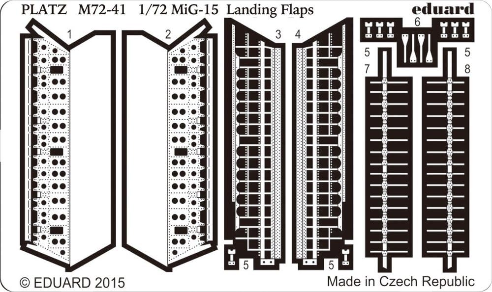 

Platz UTI parts wing 1/72 MiG-15 (two-seat type) photo-etched (main flap)