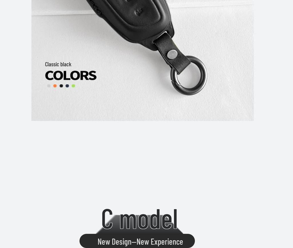 Haval Third Gen H6 Genuine Leather Key Case for H5/H9, Xiaolong/Menglong, Big Dog Car Key Holder