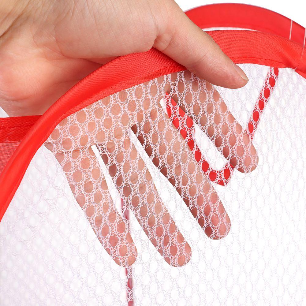 Home Foldable Mesh Dirty Sorting Basket Laundry Basket Laundry Bag Kids Toys Sundries