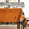 Halloween Pumpkins Cloud Bat Black Cat Rectangle Tablecloth for Table Decor Reusable Kitchen Dining Table Cloth Halloween Decor
