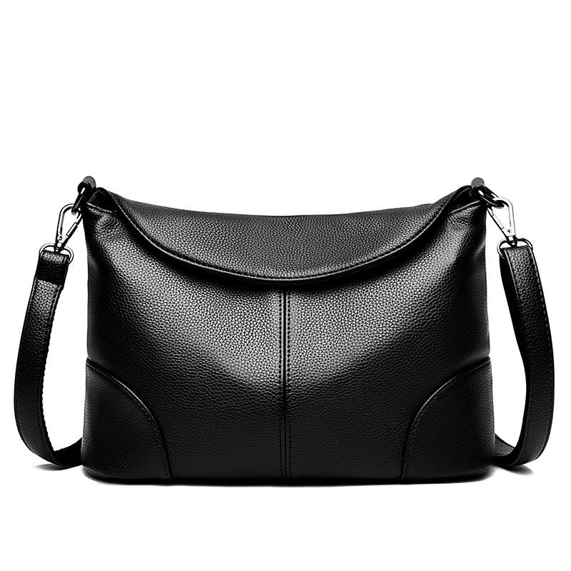 

Johnature модная женская сумка через плечо для отдыха однотонная мягкая кожаная сумка через плечо элегантная сумка большой вместимости бордовый