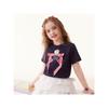 Hello Kitty Girls' Short-Sleeved T-Shirt 100% Cotton Bow Summer Short-Sleeved 2025 New Summer Top