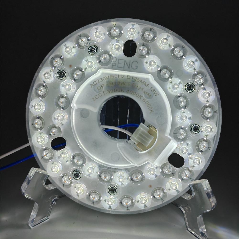 18W Ceiling Fan Light Kit 4.92 Inch Retrofit Light Kit Convenient Ceiling Light Panel Home Use