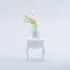 Dollhouse Bedside Table, 1:12 Miniature Furniture Decorative Ornaments, Realistic Details Durable Craftsmanship Dollhouse Furniture
