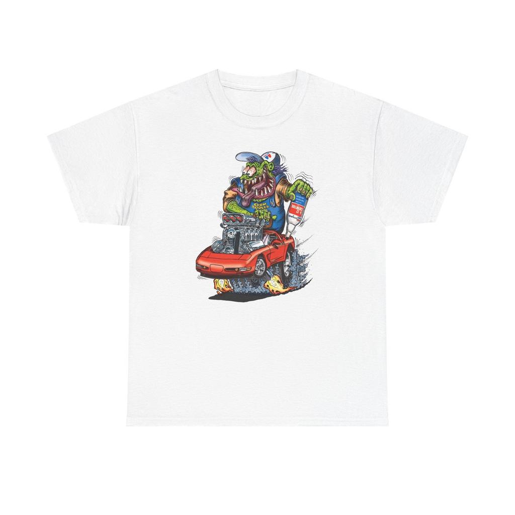 Vintage Hot Rodding Unisex Heavy Cotton Tee - Big Daddy Ed Roth, Mr Gasser, Car