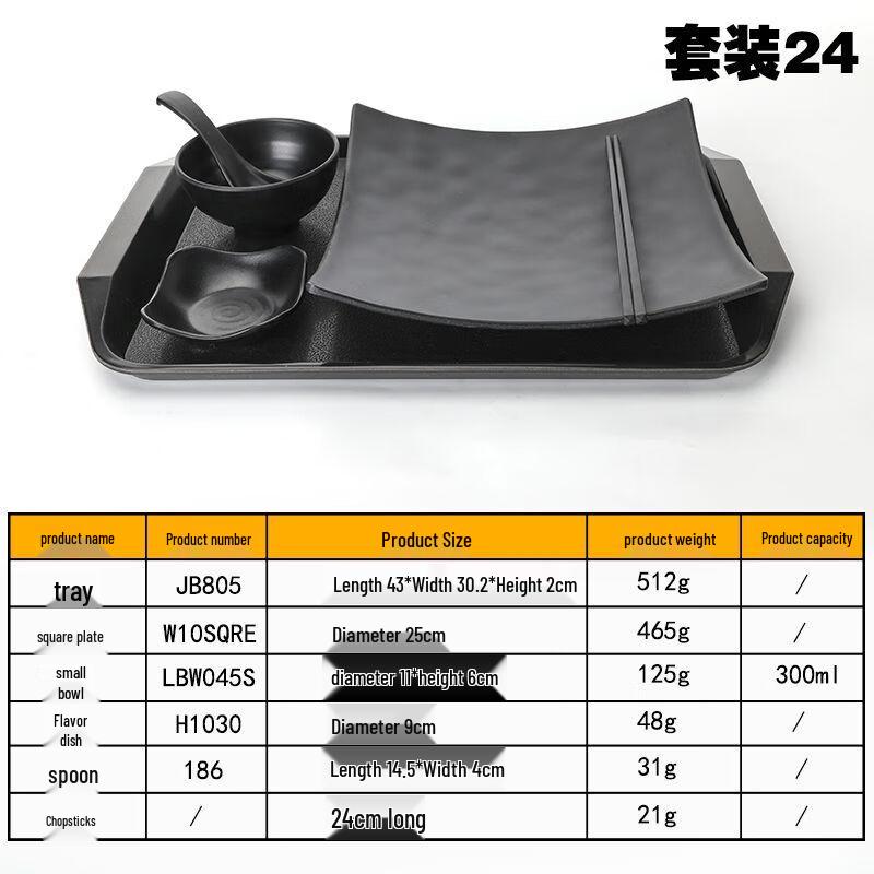 Melamine Divided Dining Set