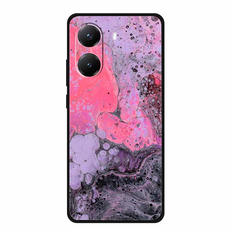 Funda For Poco X7 Pro Cases Marble Painted Silicone Back Cover for Poco X7 Pro Protective Shockproof Cool Capa Poco X7Pro Bumper