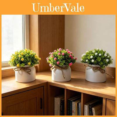 Full Sky Star Artificial Flower Pot For Home Decor And Photography Prop