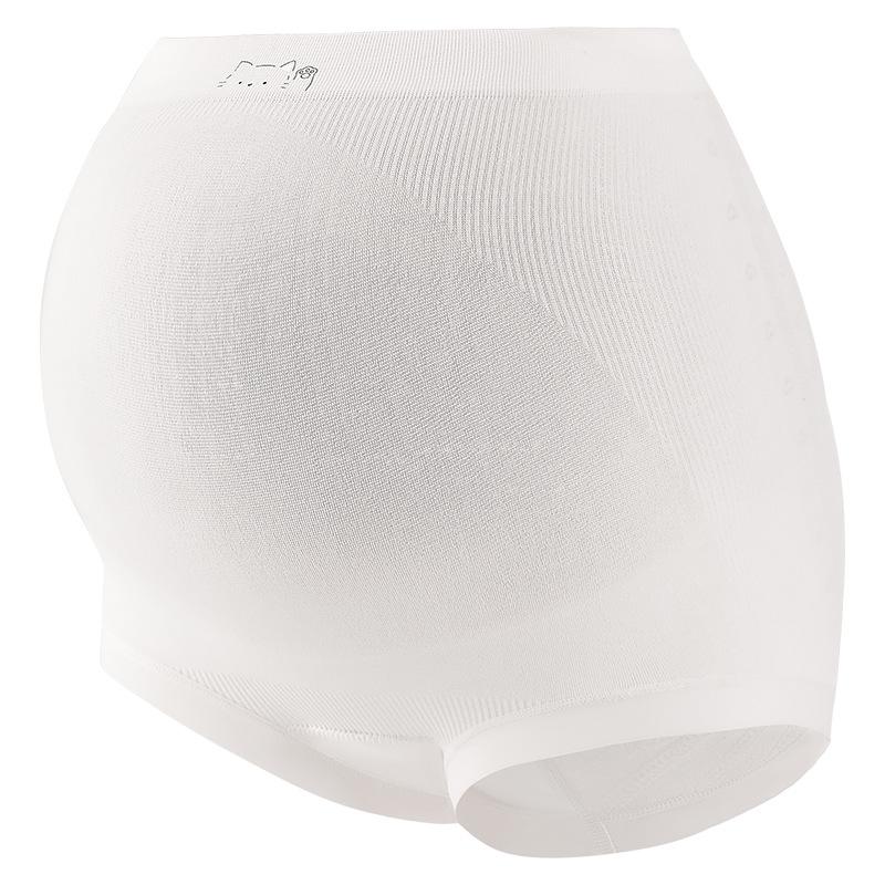Large Size Women's Spring and Autumn 7A Antibacterial Breathable Crotch High Waist Belly Support Pregnant Underwear