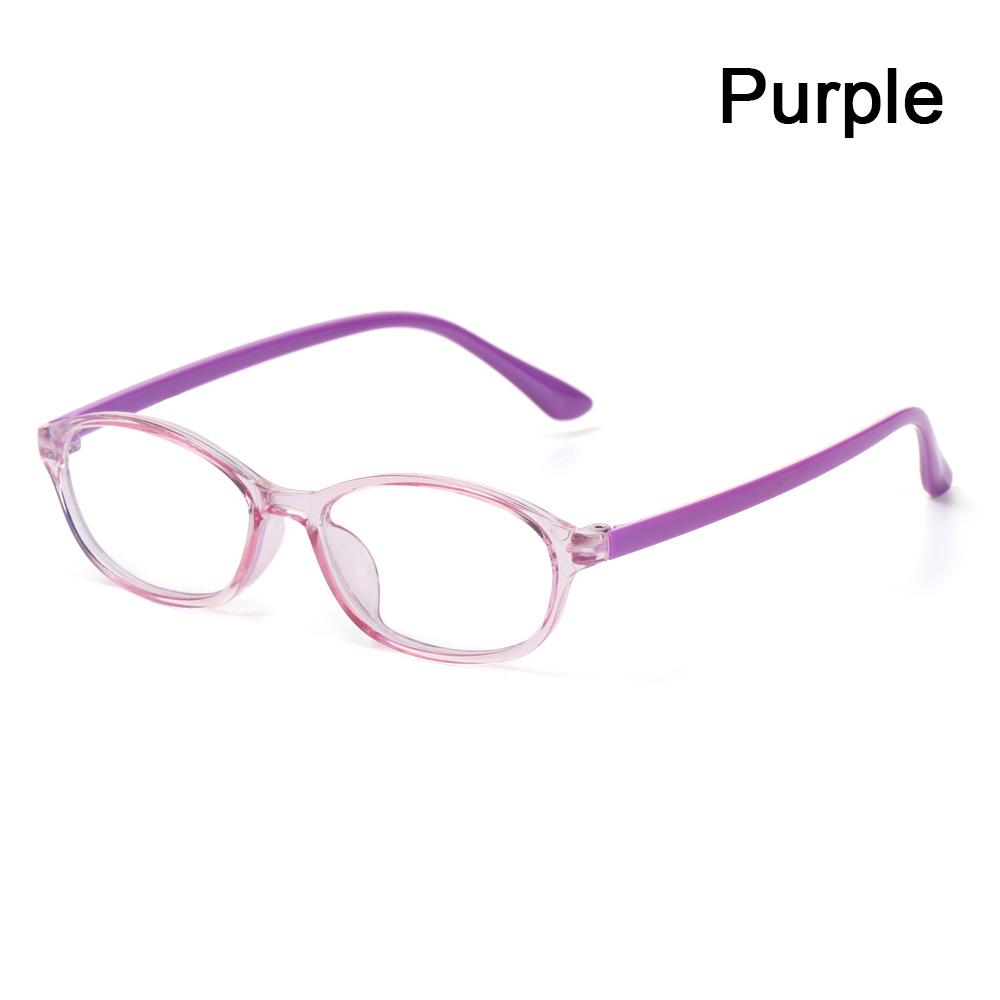 Kids Anti-Blue Light Glasses Children Boys Girls Round Ultra Light Frame Glasses Computer Protection Anti-Fatigue Eyeglasses
