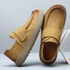 Fashion 2025 Autumn New Designer Loafers for Men Solid Color Fashion Casual Cow Leather Shoes Male Soft Sole Light Business Shoes Man