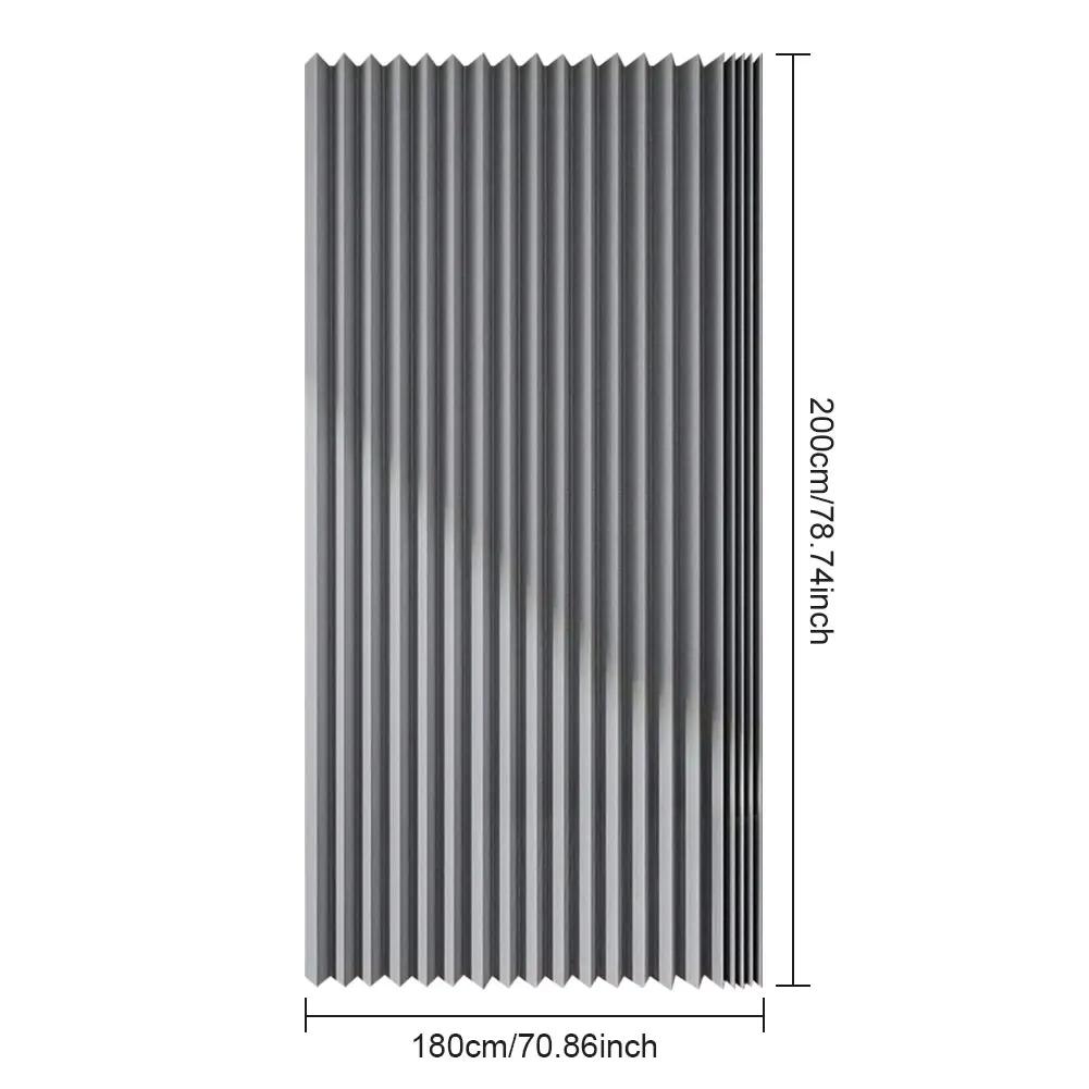 

Складная магнитная шторка для душа Водонепроницаемая шторка для ванной с 12/14 крючками Современная шторка Конфиденциальность Разделитель для ванной комнаты для ванной