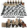 Land Tiger Desert Surveillance Building Blocks Small Particle Plastic Toy For Children